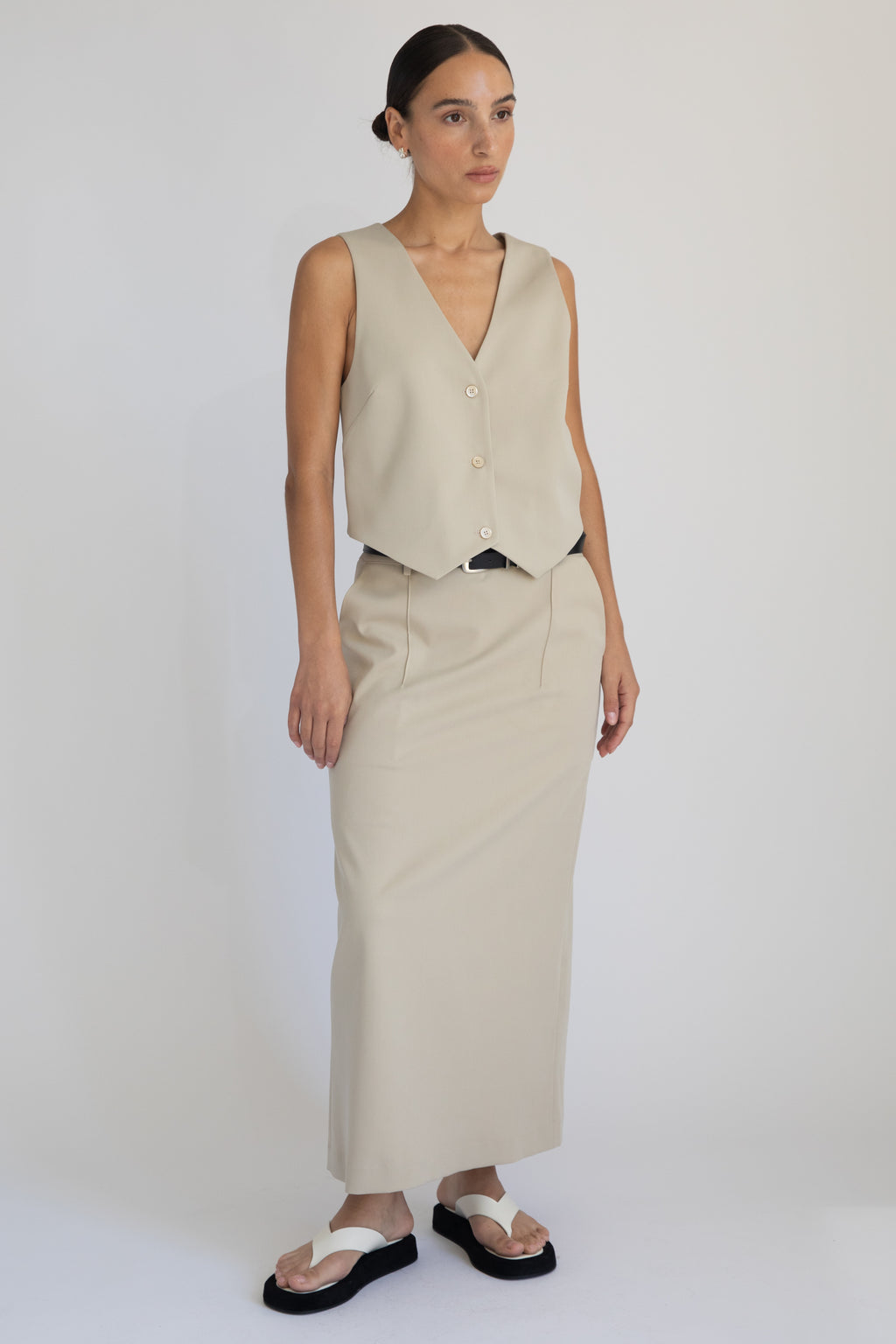 Tencel Vest - Almina Concept 