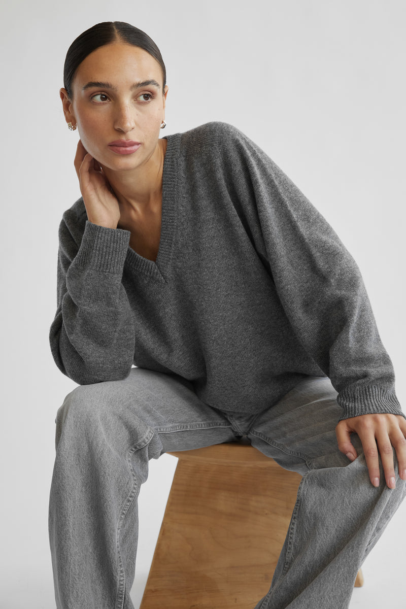 Wool V Neck Sweater