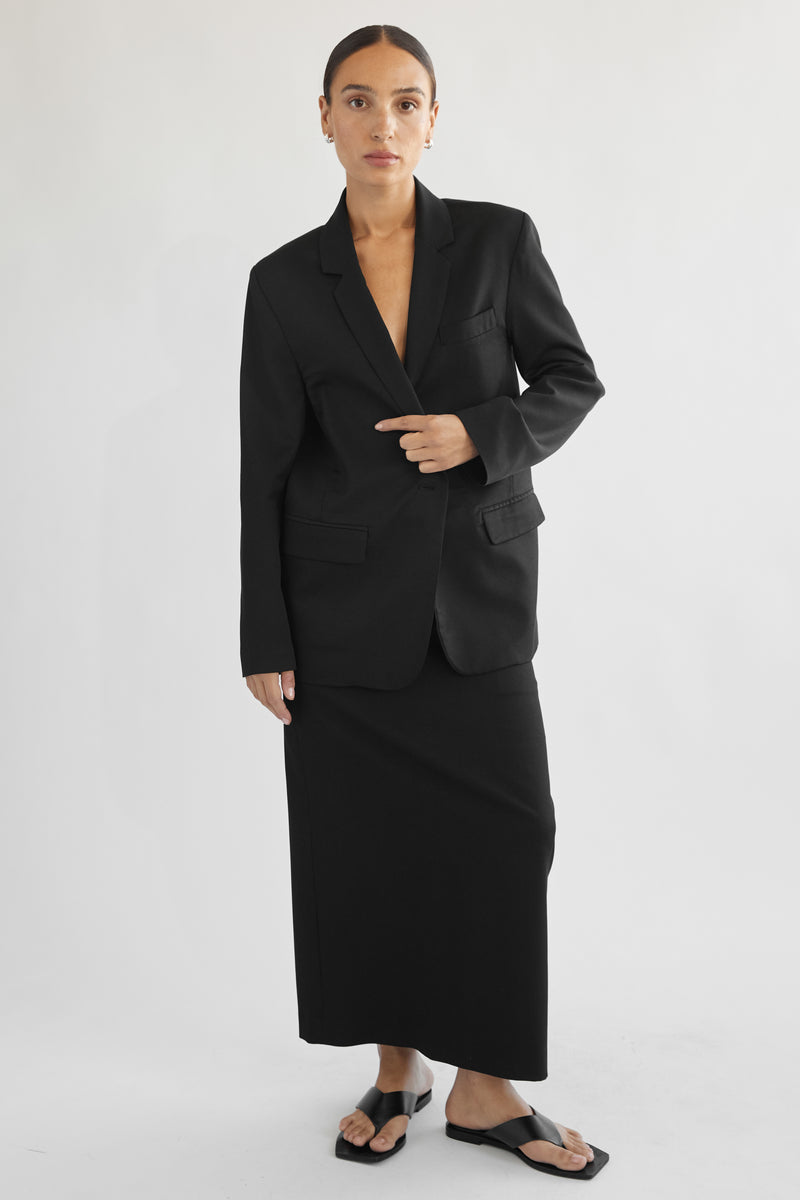 The Oversized Tencel Blazer - Almina Concept