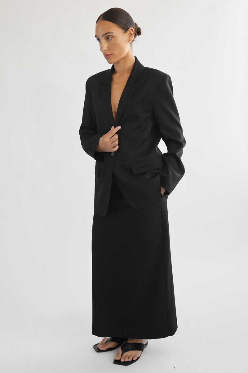 The Oversized Tencel Blazer - Almina Concept