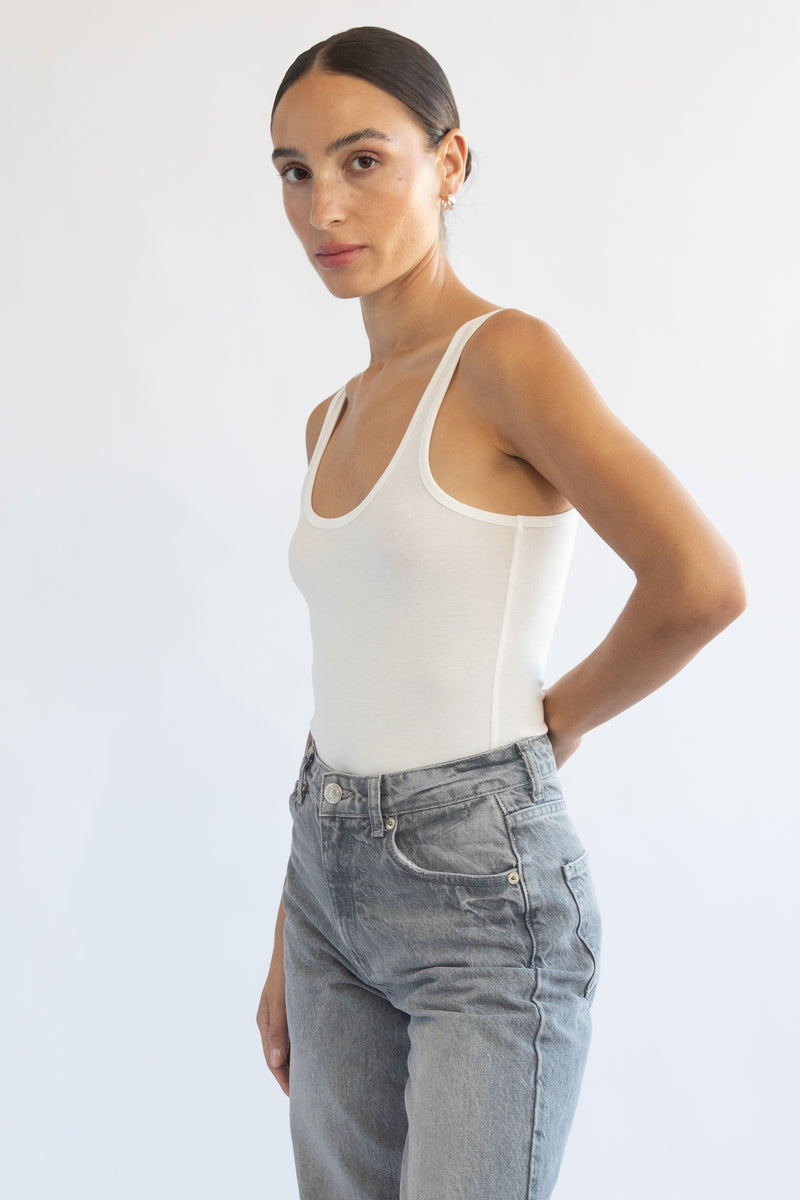 Scoop Neck Tank - Almina Concept