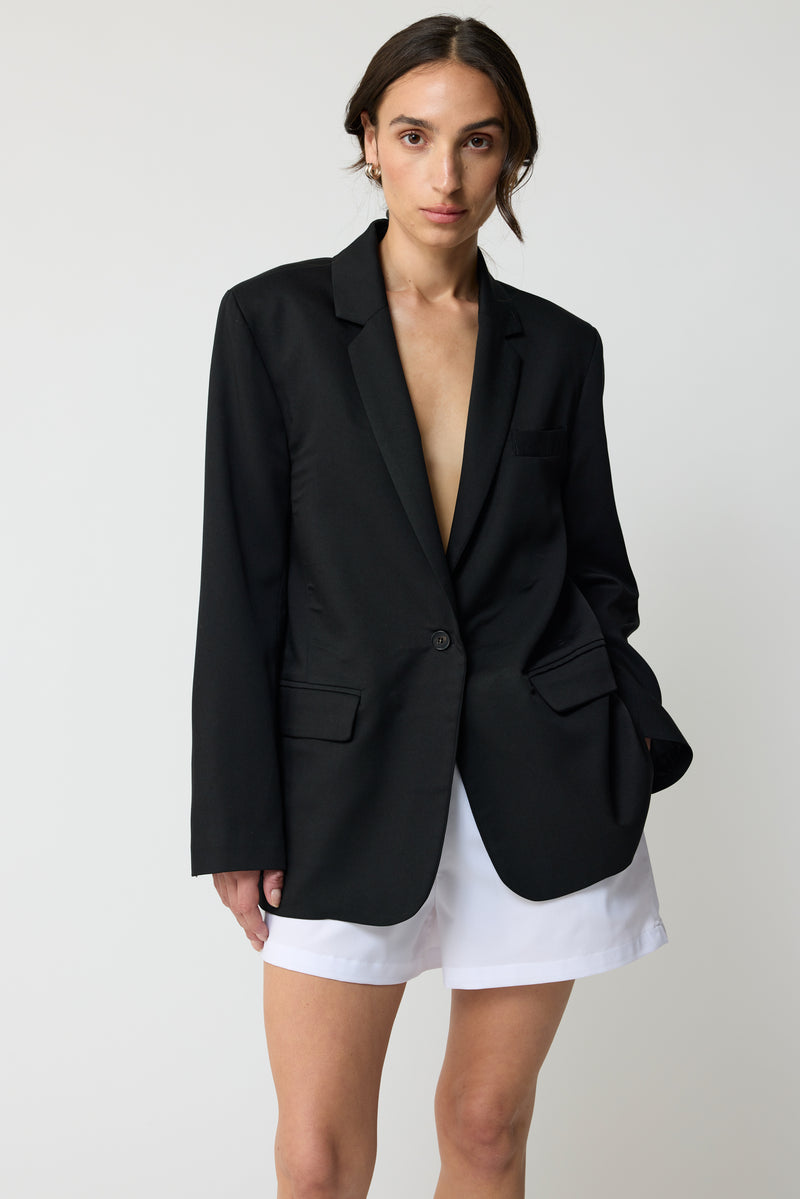 The Oversized Tencel Blazer - Almina Concept