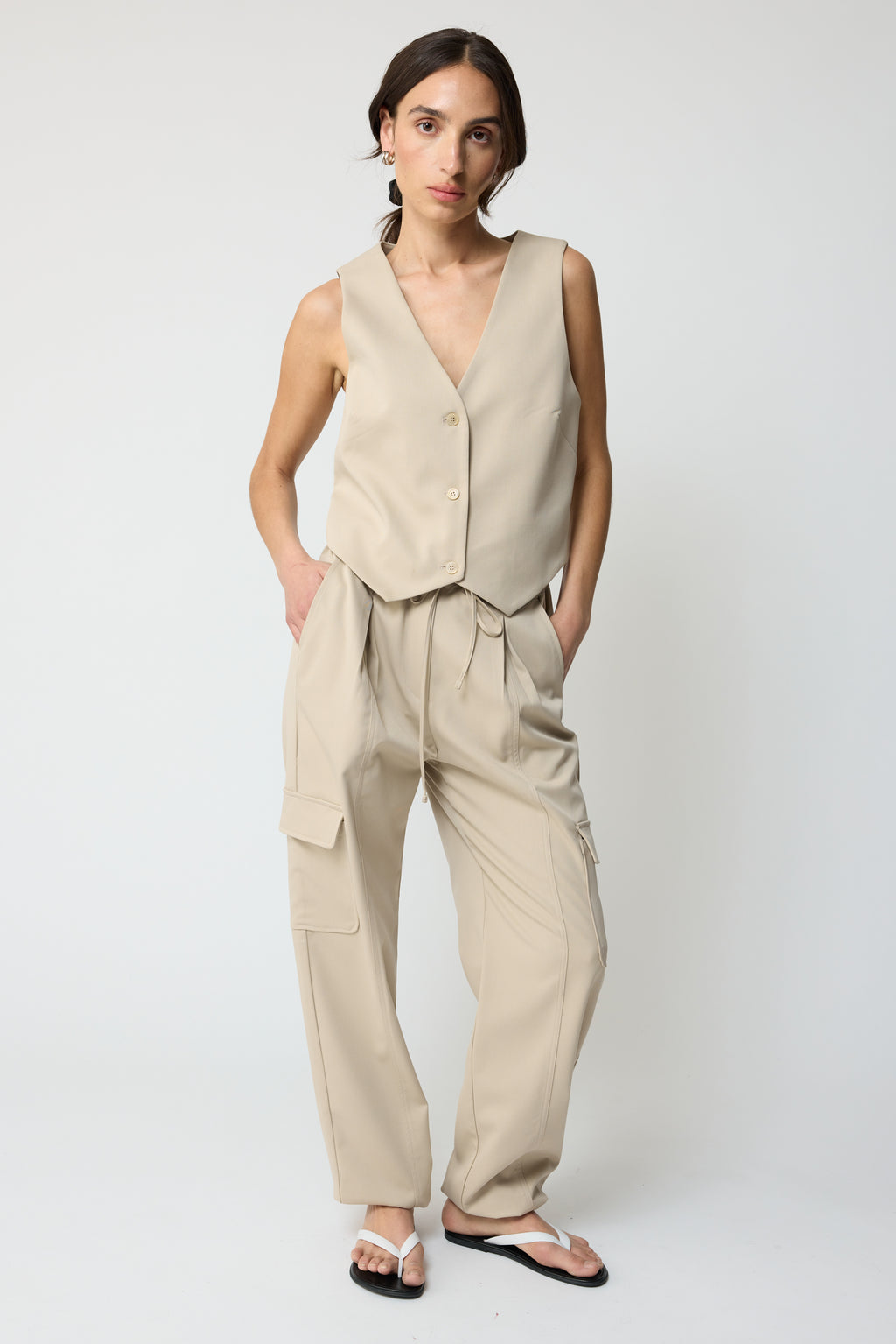 Tencel Vest - Almina Concept 