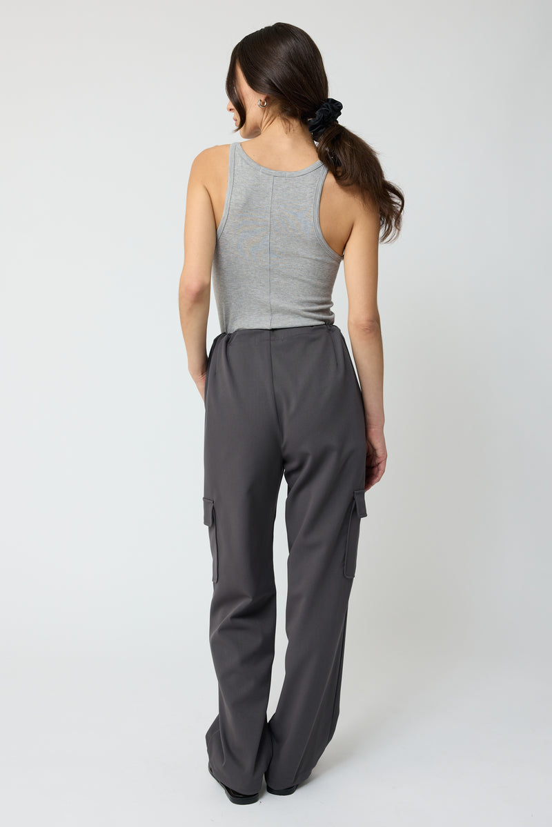 Elastic Ankle Cargo Pants