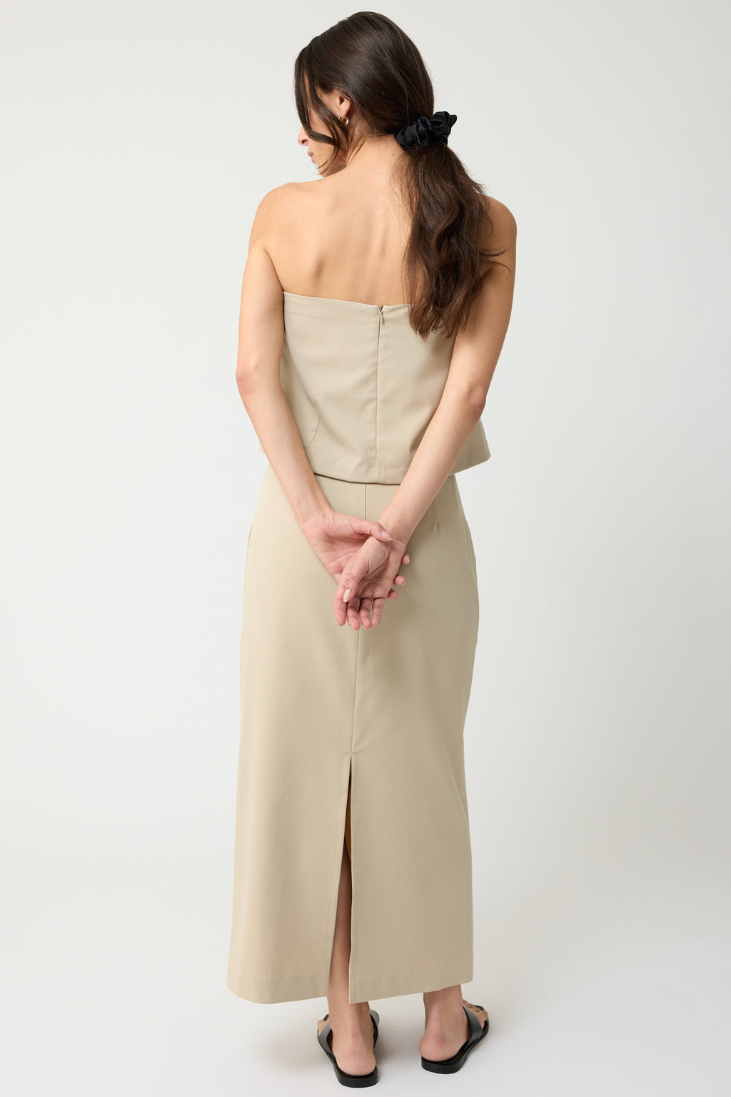 Strapless Tencel Top - Almina Concept 