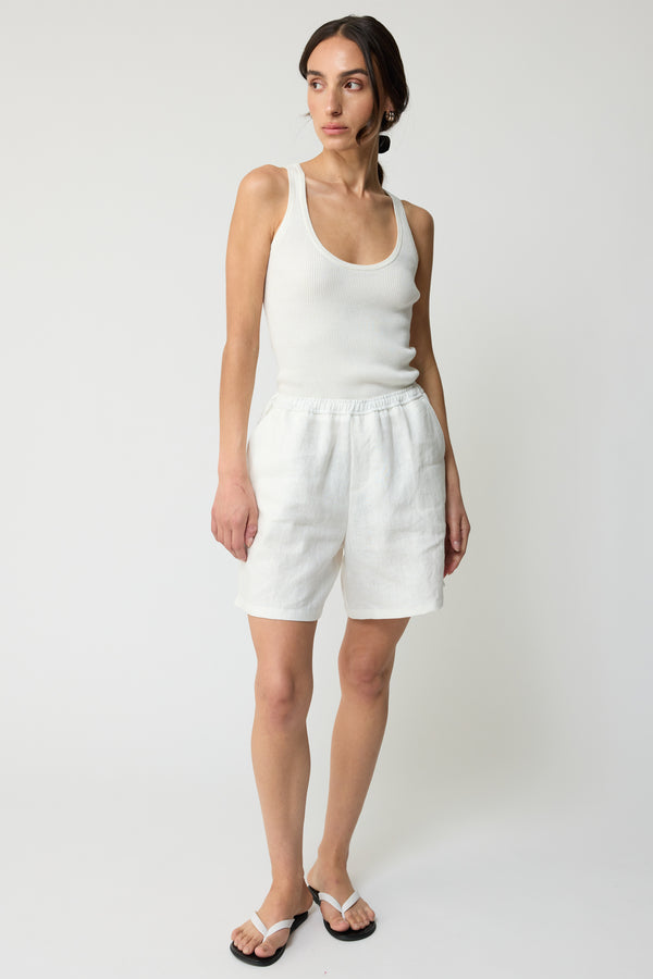 Linen Bermuda Shorts