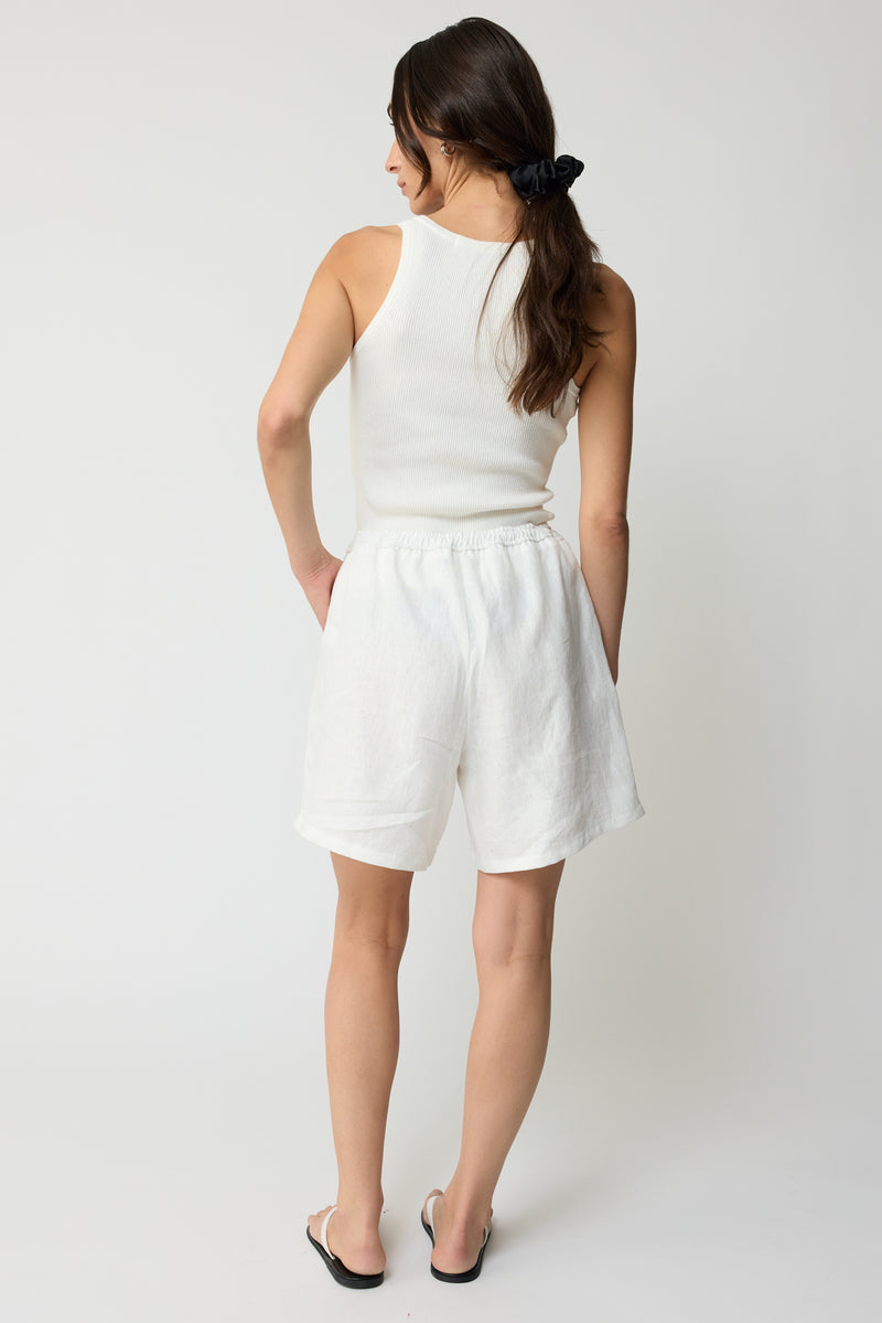 Linen Bermuda Shorts