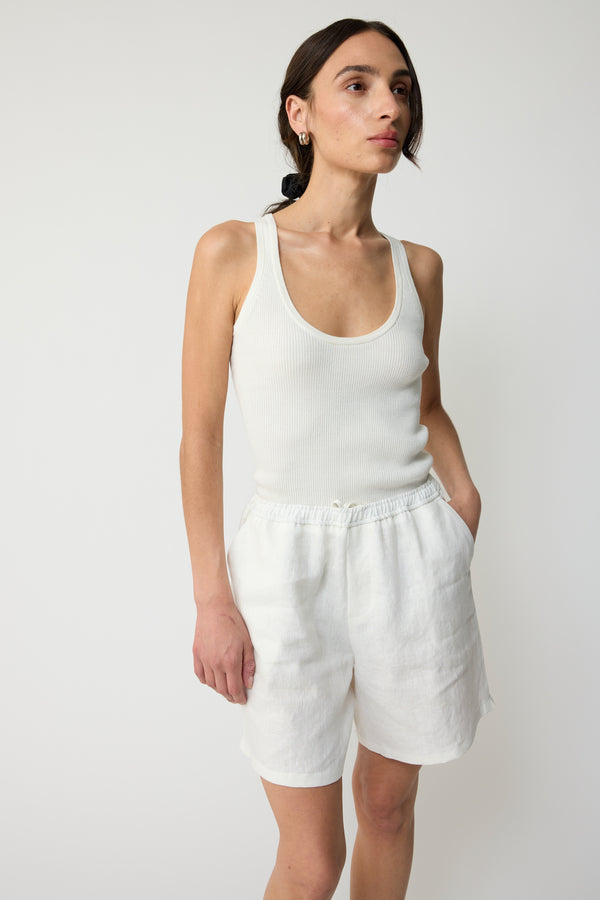 Linen Bermuda Shorts