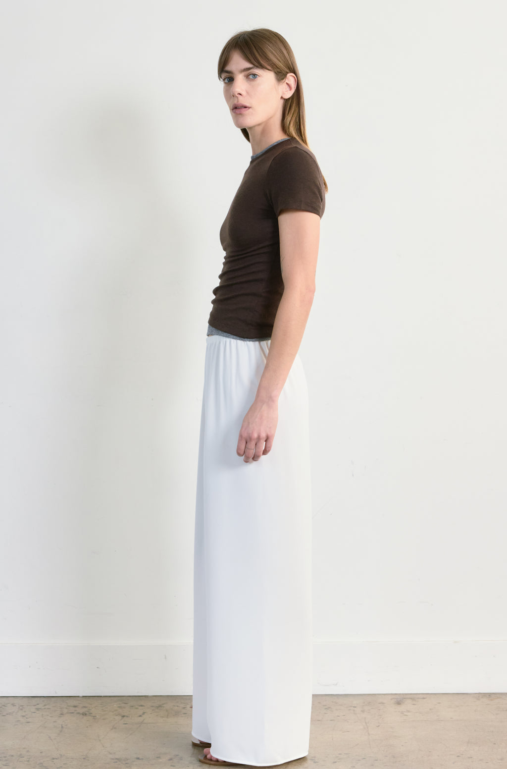 Short Sleeve Knit Top - Almina Concept 