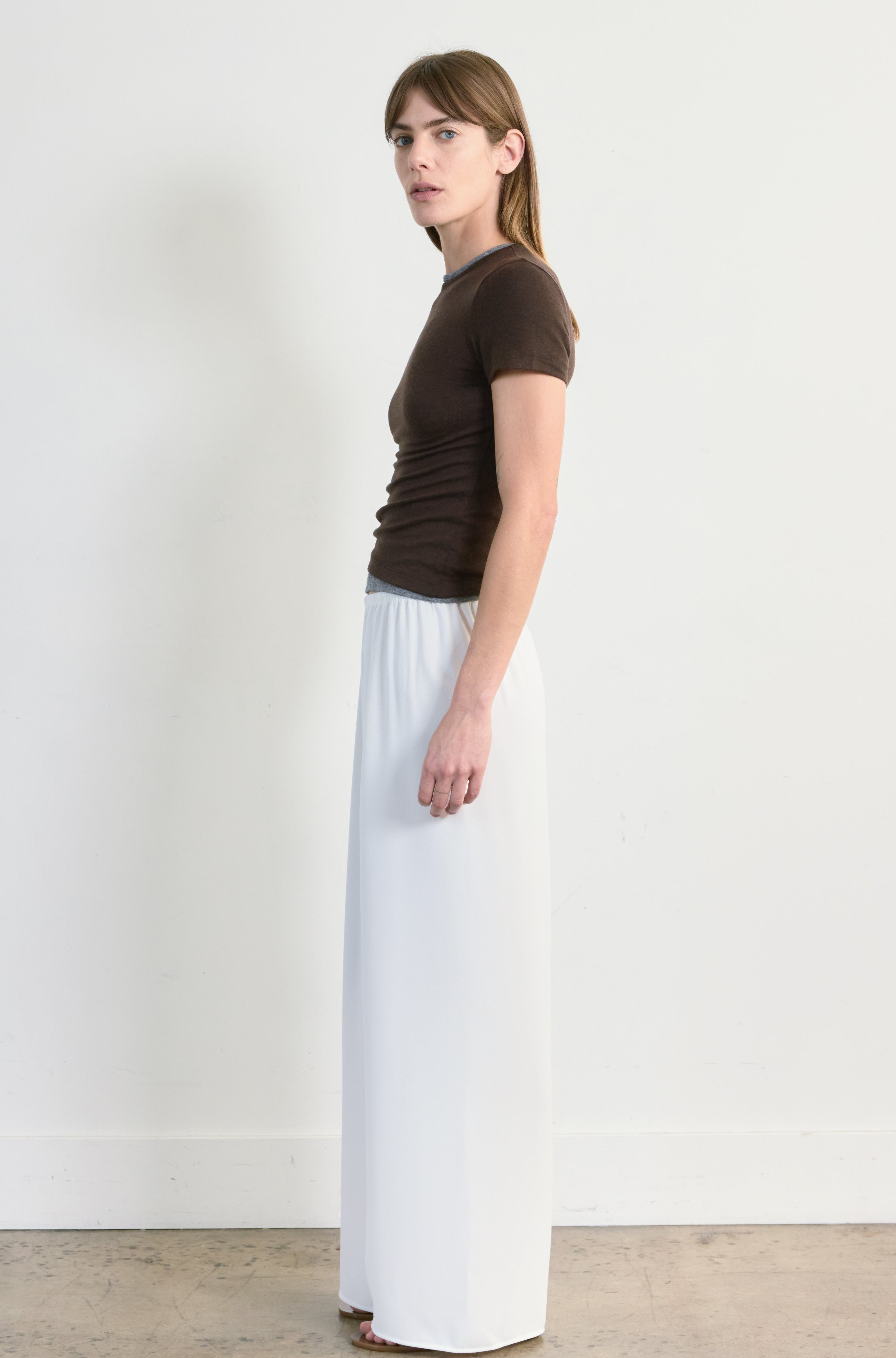 Short Sleeve Knit Top - Almina Concept 