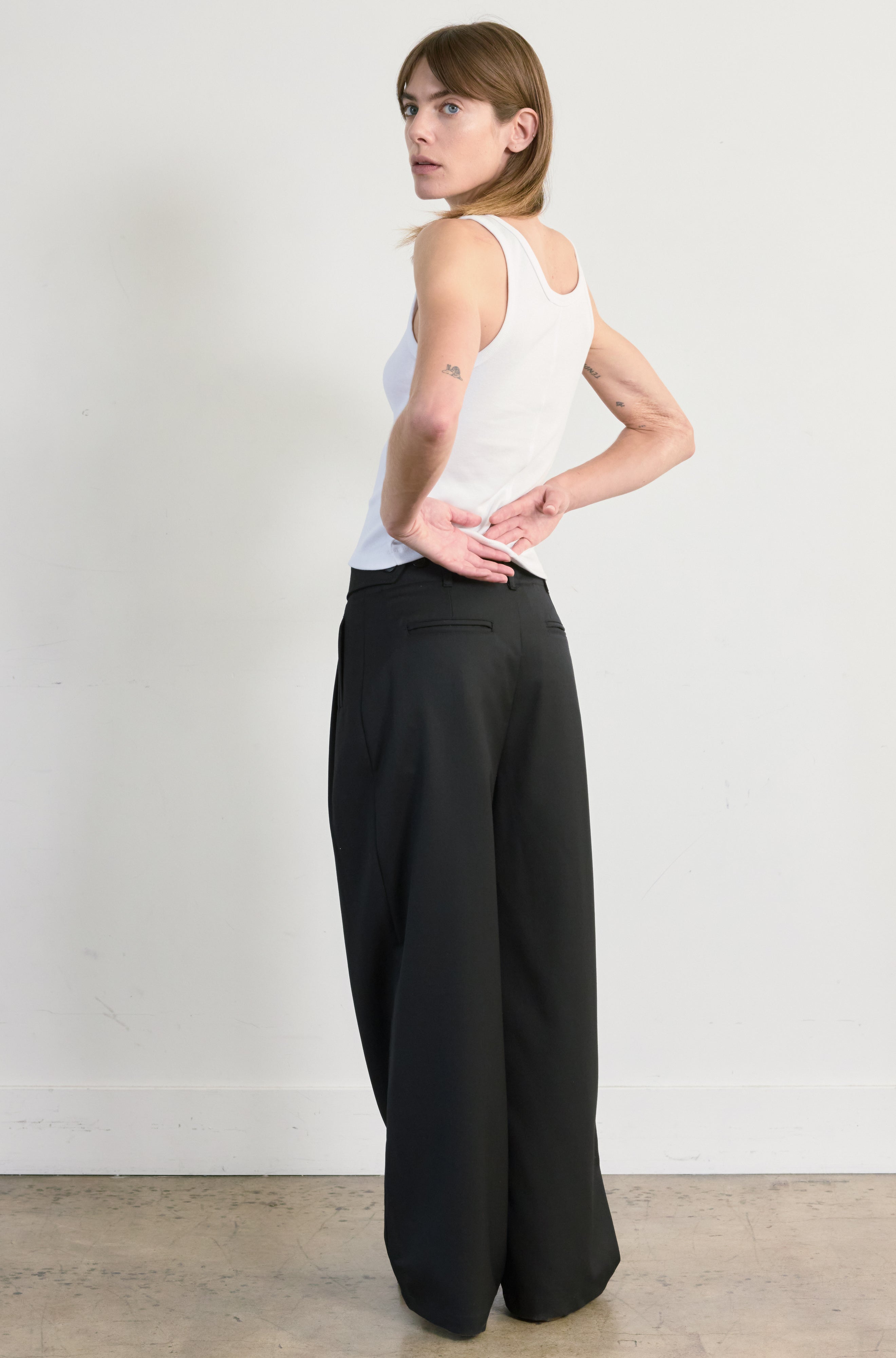 Adjustable Waist Trousers - Almina Concept 