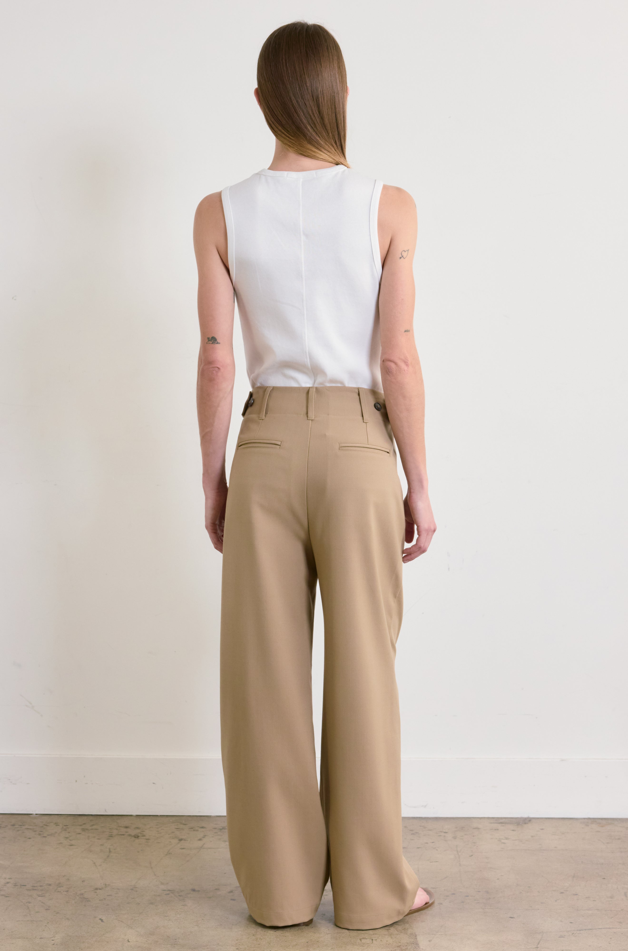 Adjustable Waist Trousers - Almina Concept 