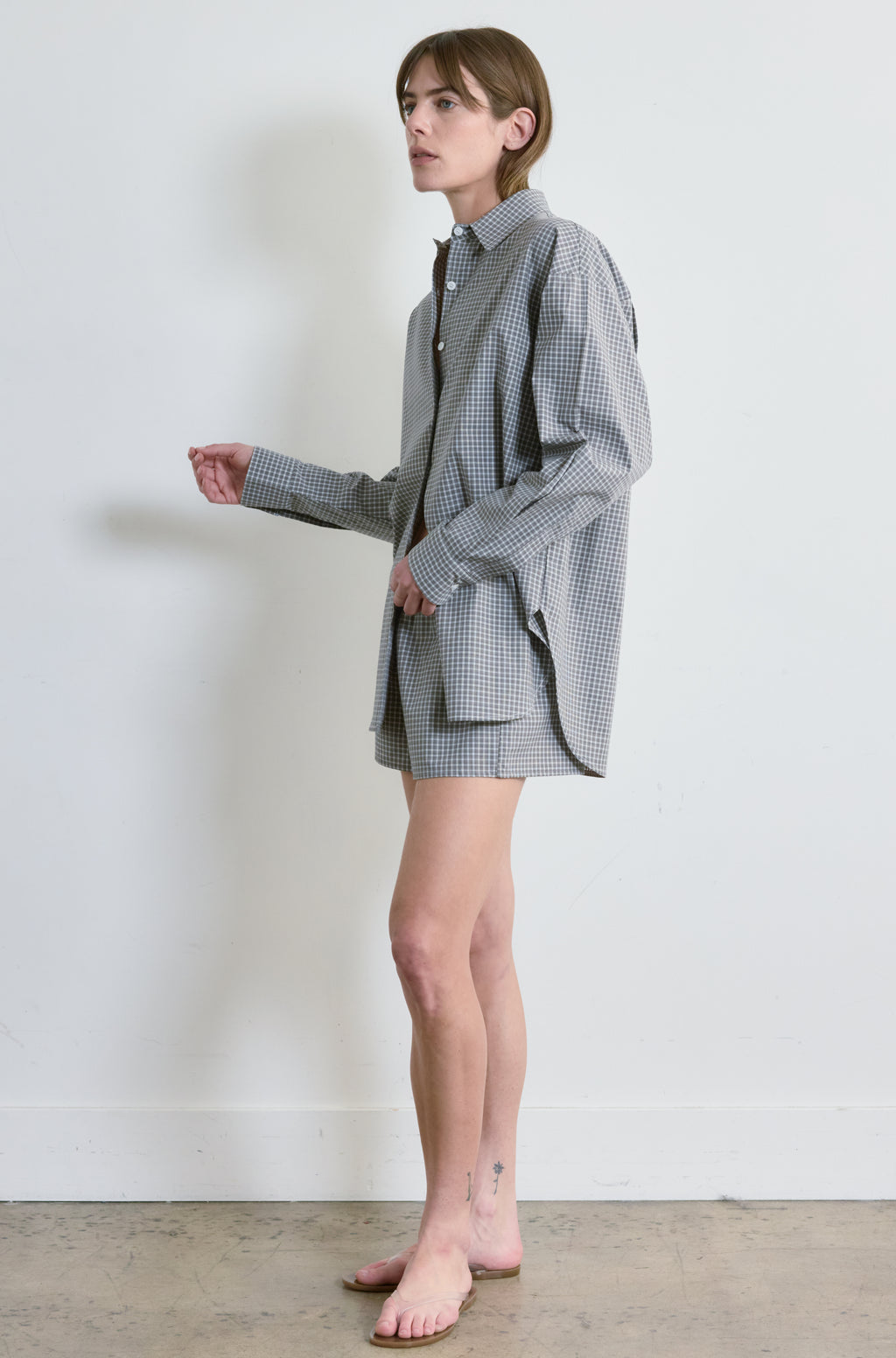 Oversized Cotton Shirt - Almina Concept 