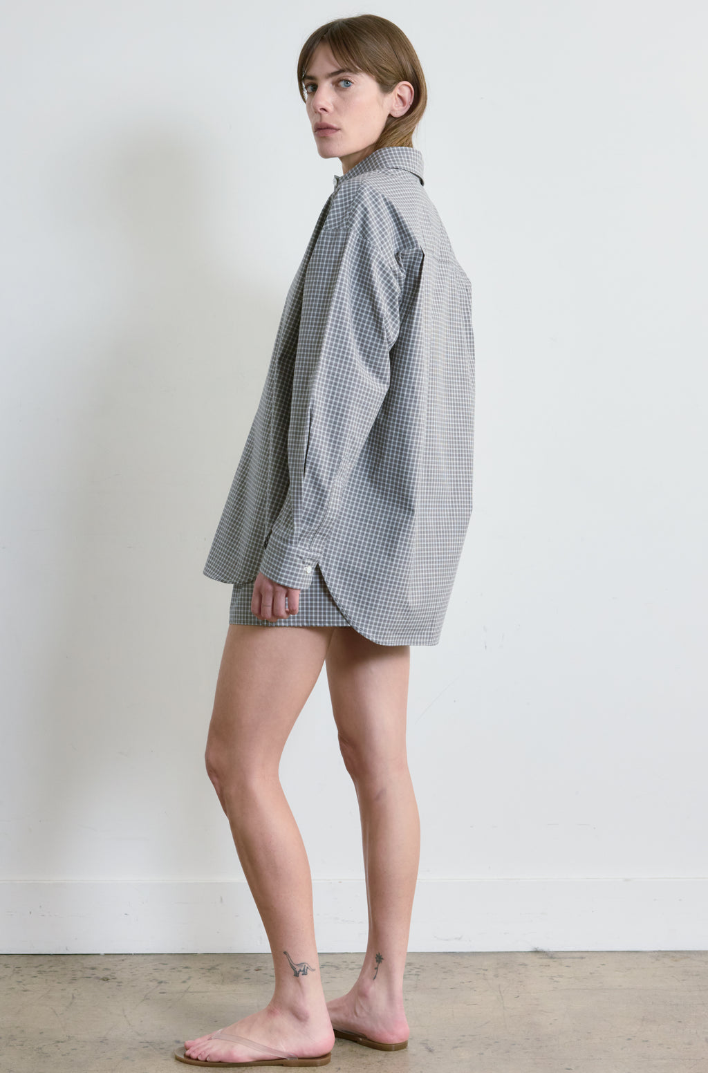 Oversized Cotton Shirt - Almina Concept 