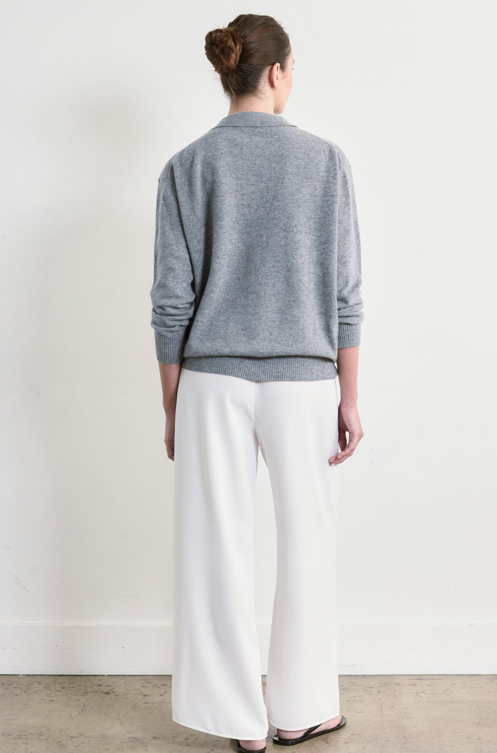 Lightweight Wool Polo - Almina Concept 