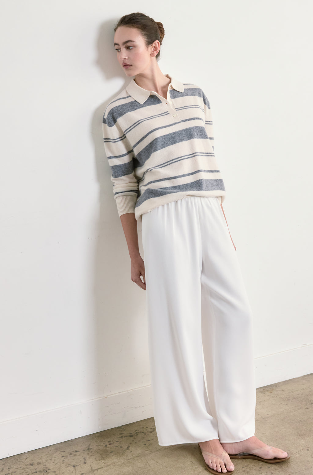 Lightweight Wool Polo - Almina Concept 