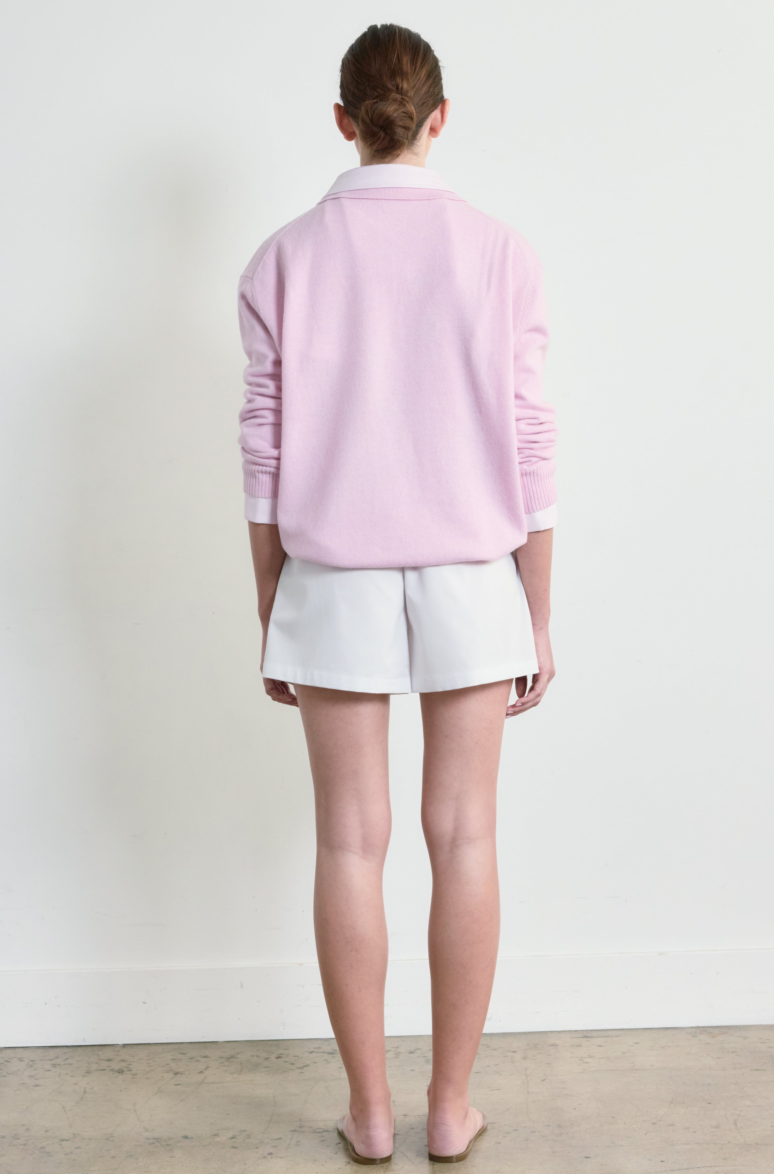 Lightweight Wool Polo - Almina Concept 