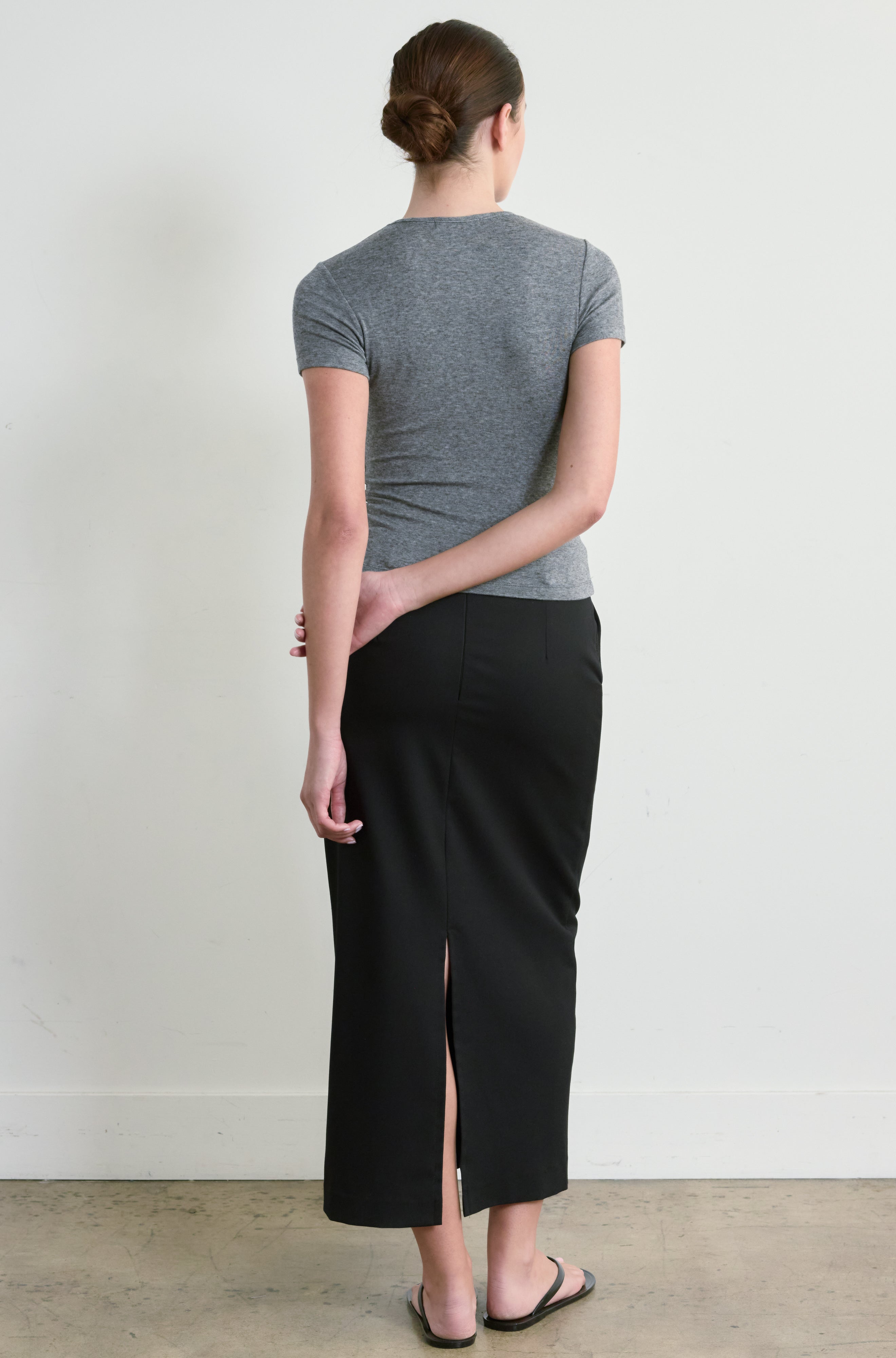 Short Sleeve Knit Top - Almina Concept 