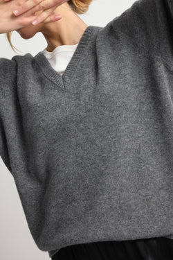 Wool V Neck Sweater