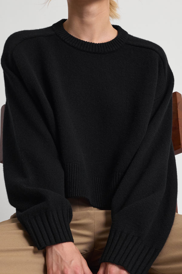 Cropped Wool Sweater