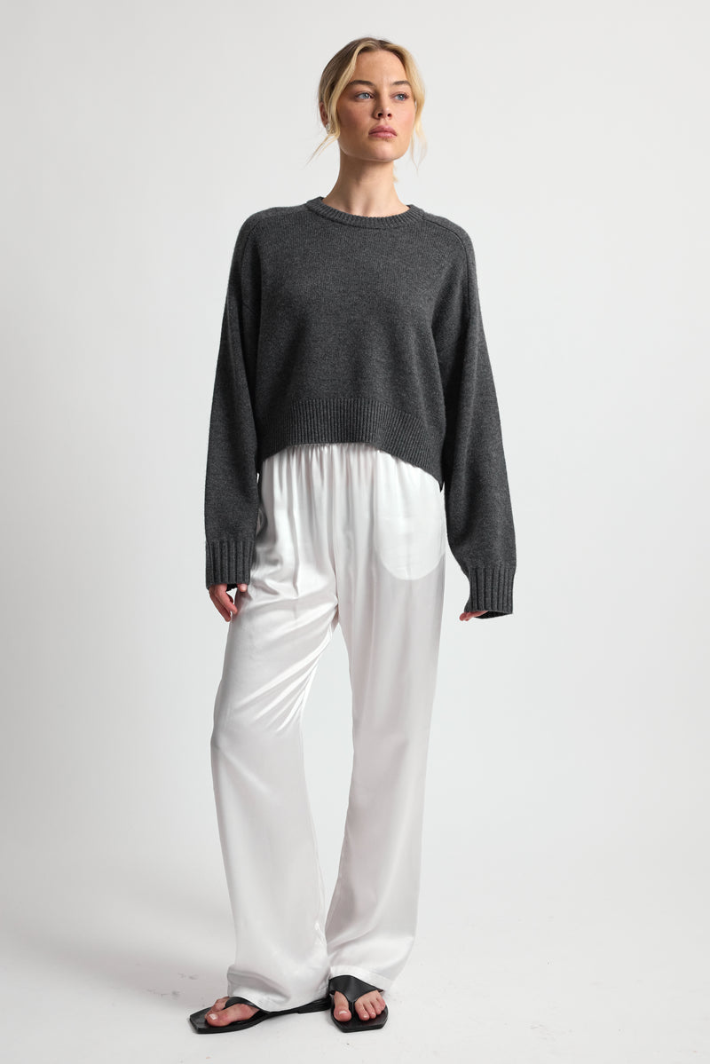 Cropped Wool Sweater