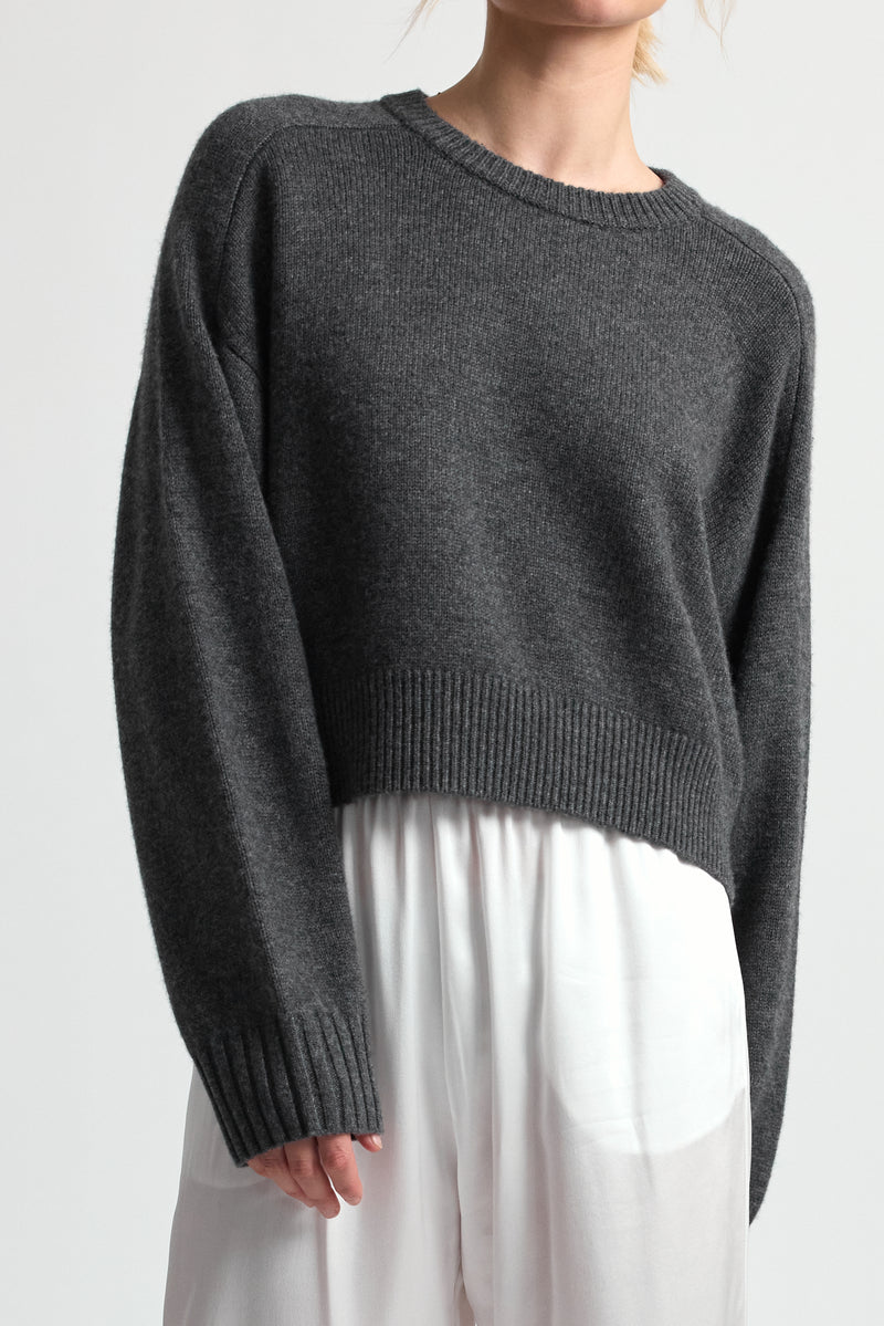 Cropped Wool Sweater