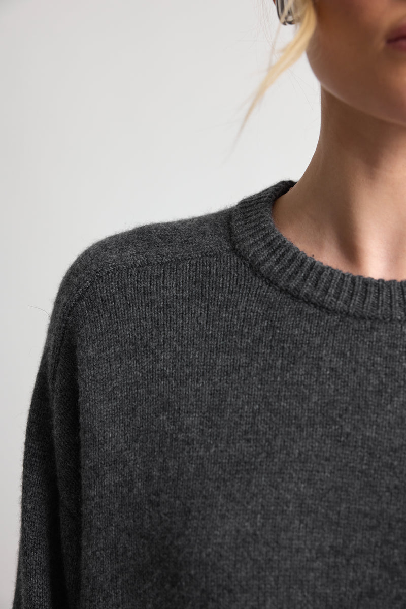 Cropped Wool Sweater