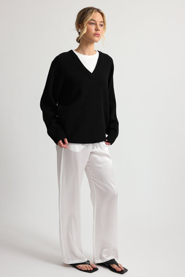 Wool V Neck Sweater