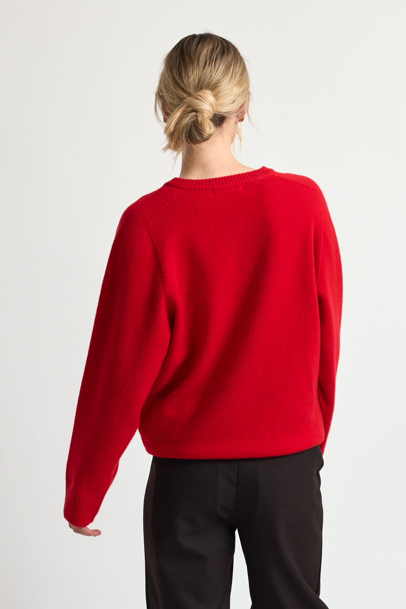 Wool V Neck Sweater