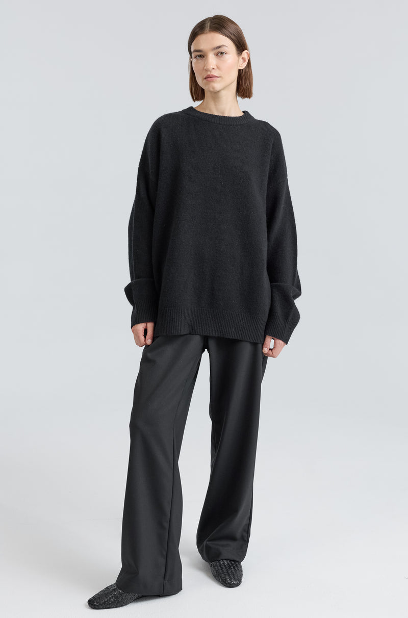Oversized Wool/Cash Sweater - Almina Concept 