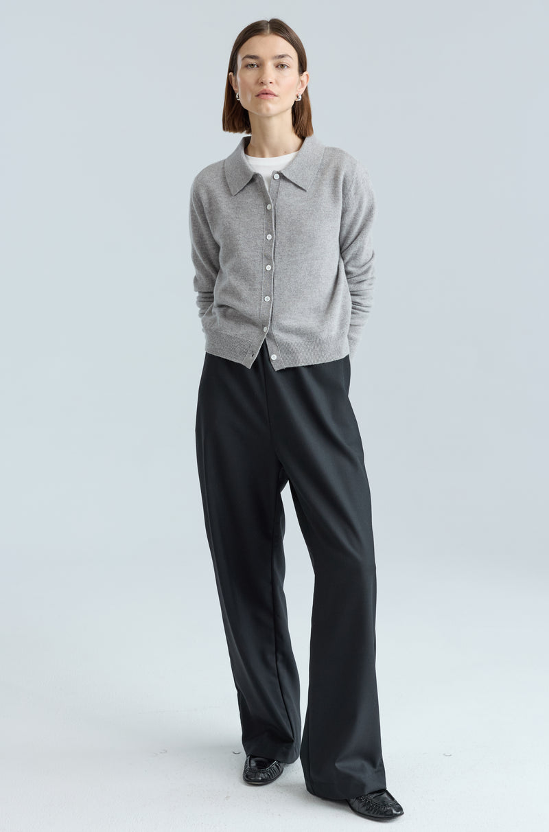 Wool Polo Knit Shirt