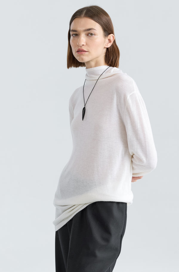 Funnel Wool/Cash Turtleneck
