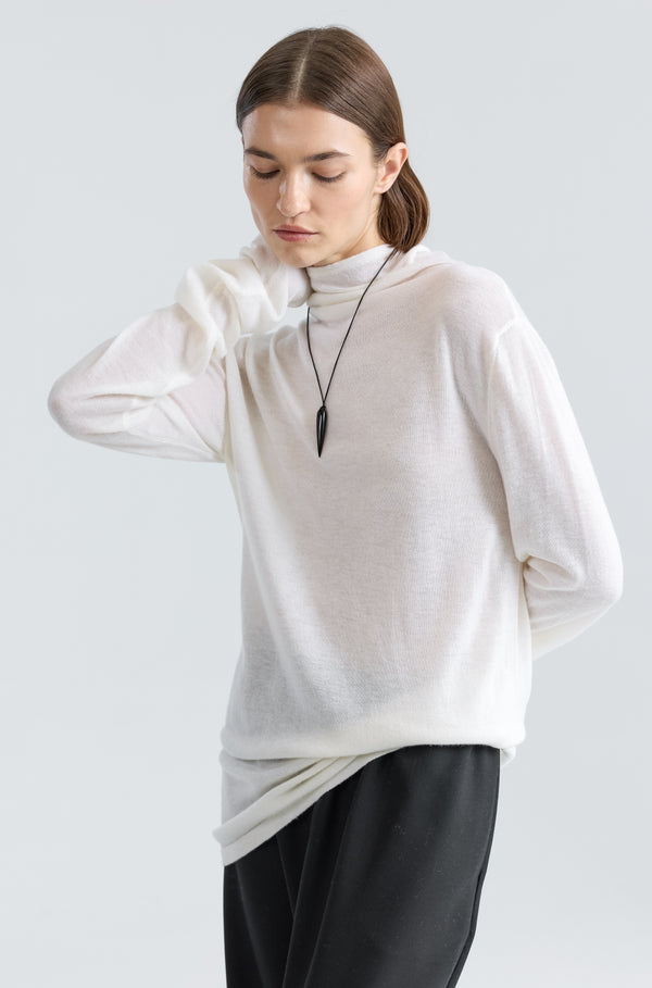 Funnel Wool/Cash Turtleneck