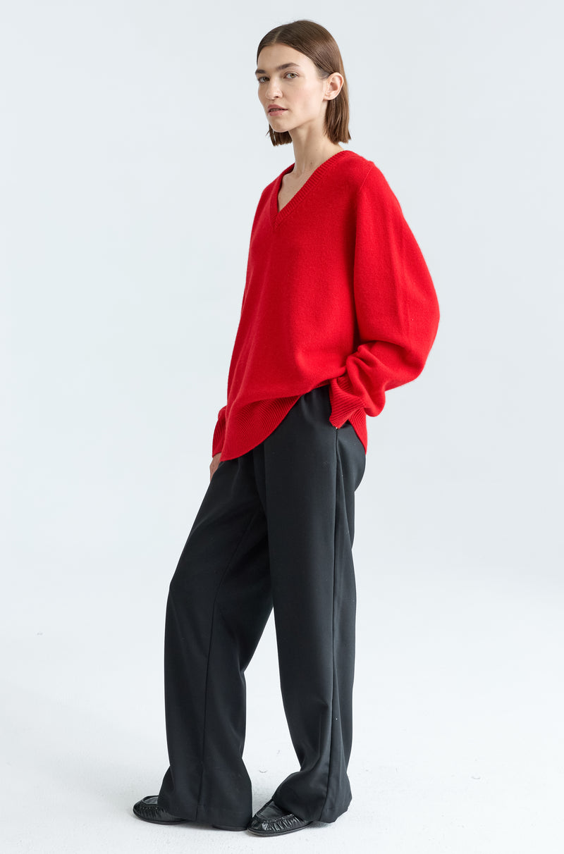 Wool V Neck Sweater