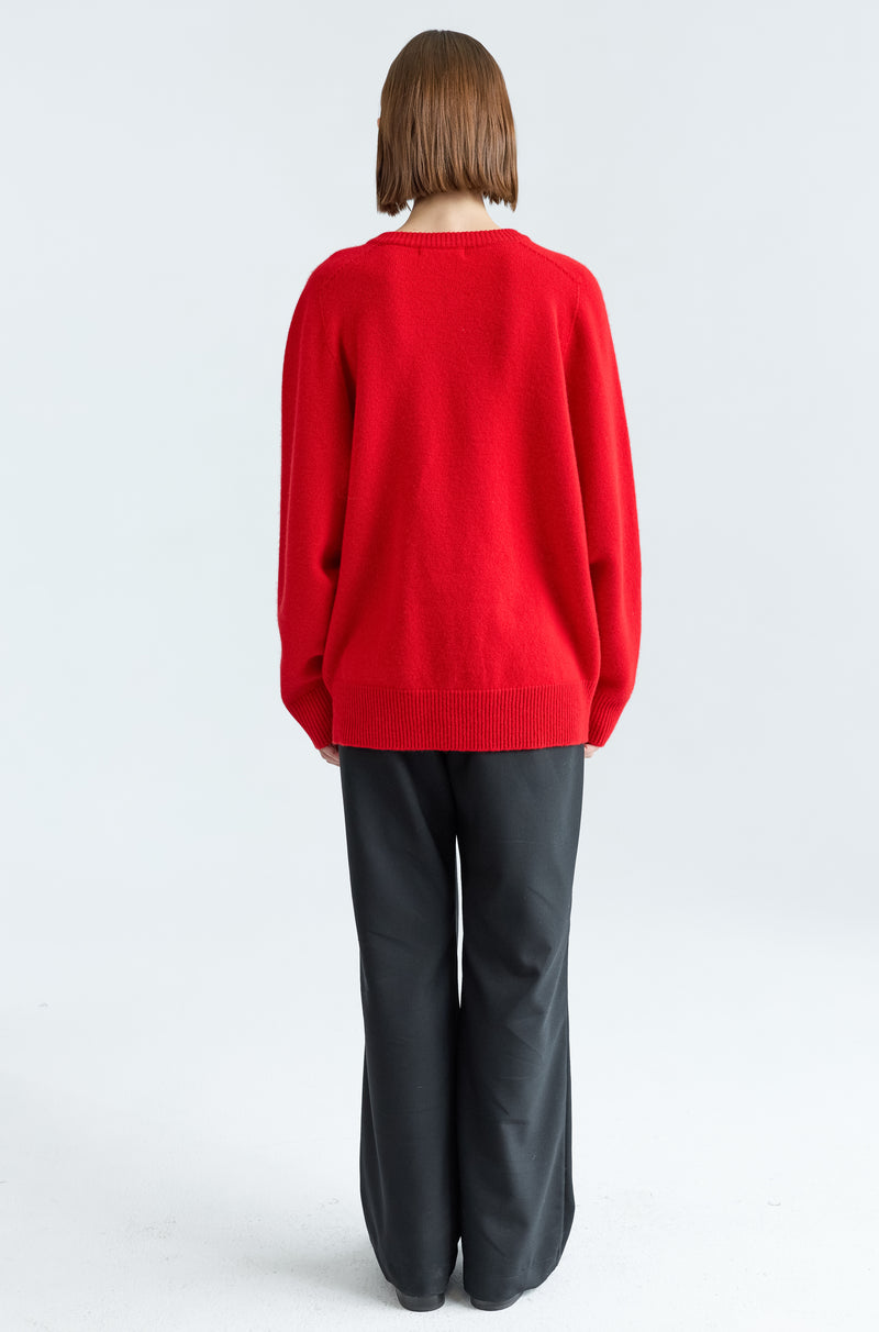 Wool V Neck Sweater