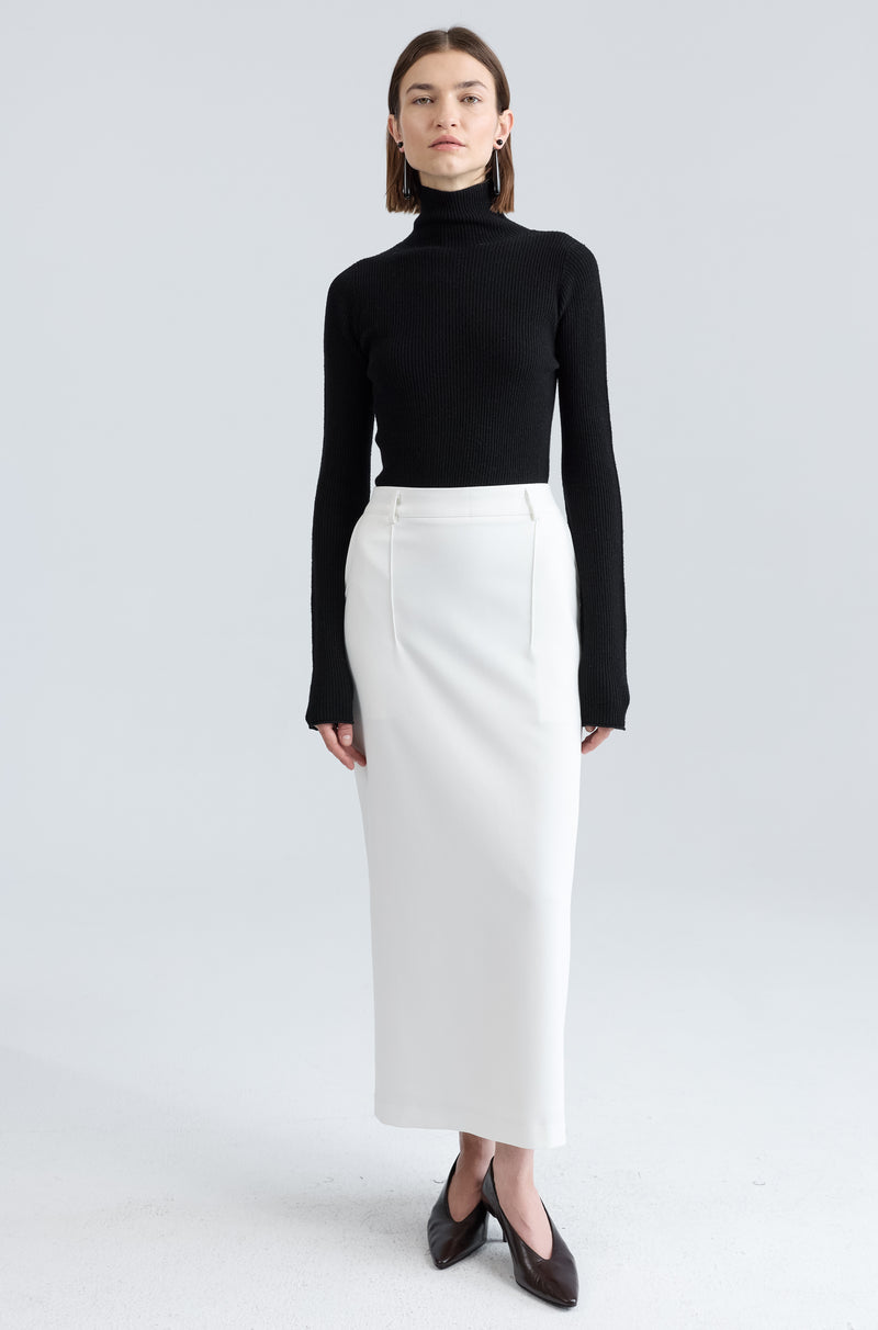 Slim Ribbed Turtleneck