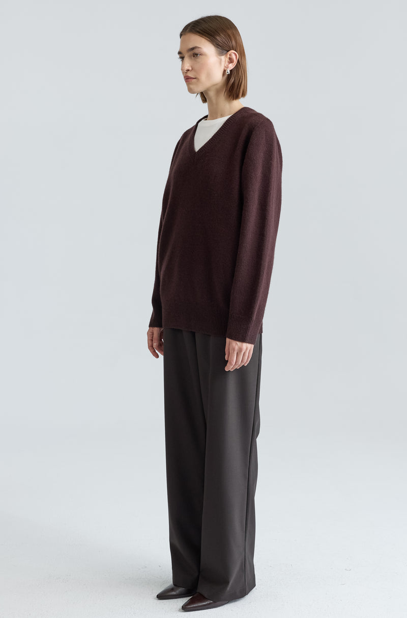 Wool V Neck Sweater