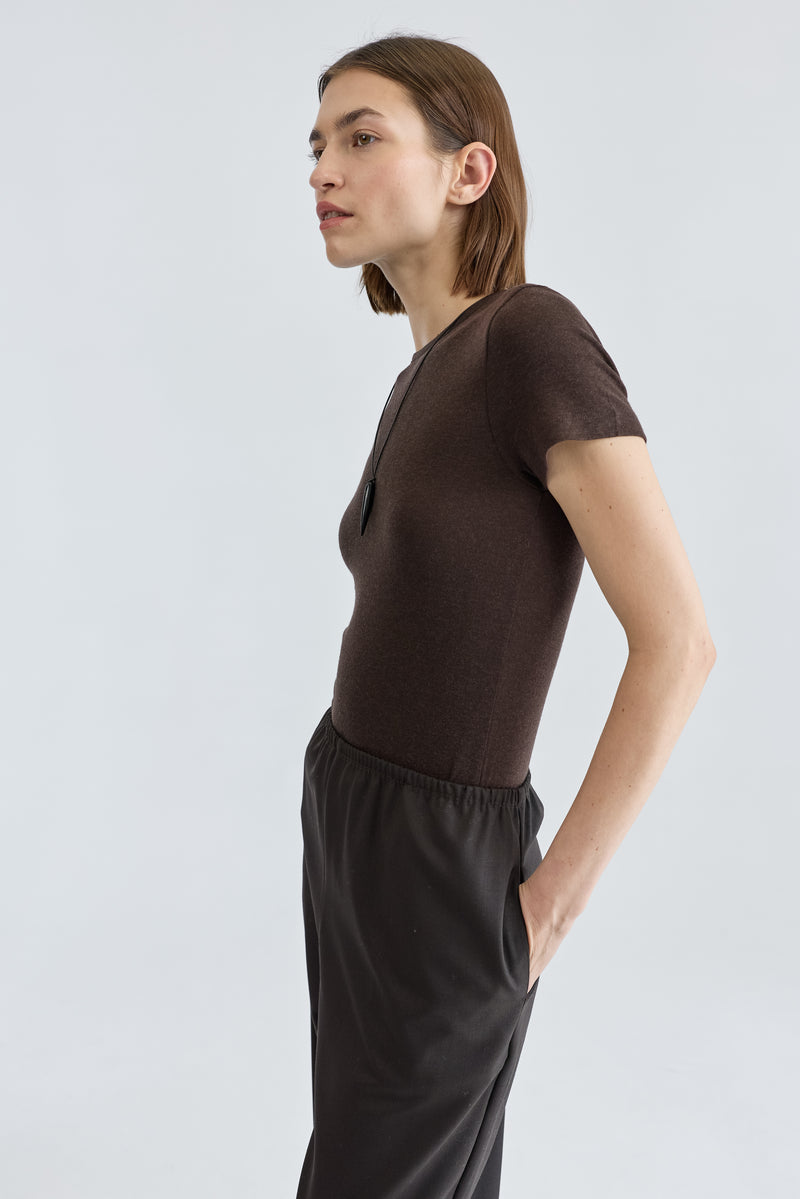 Short Sleeve Knit Top