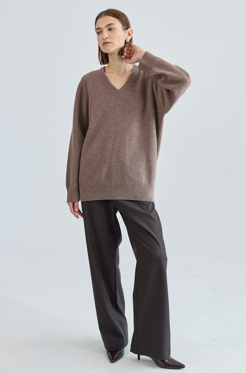 Wool V Neck Sweater