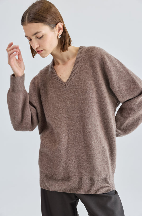 Wool V Neck Sweater