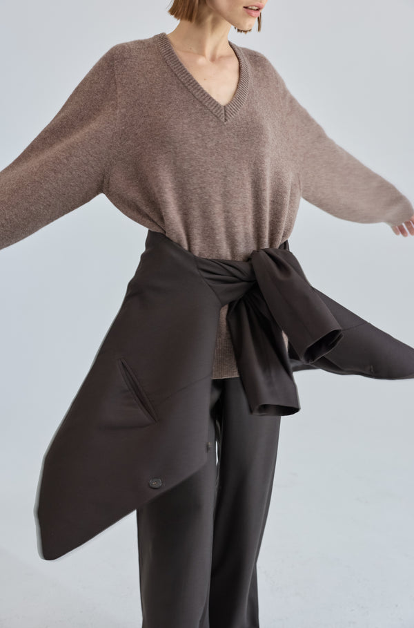 Wool V Neck Sweater