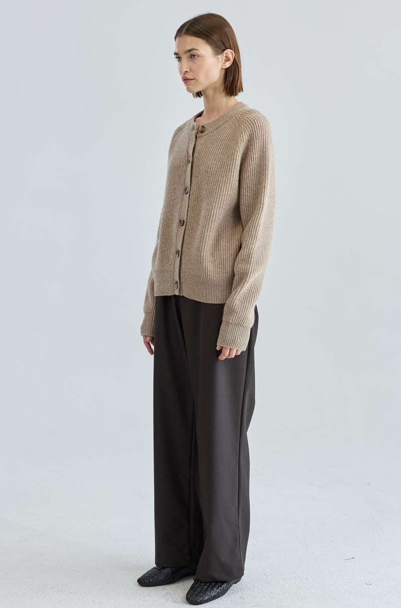 Button Up Wool Cardigan