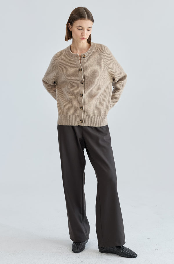 Button Up Wool Cardigan