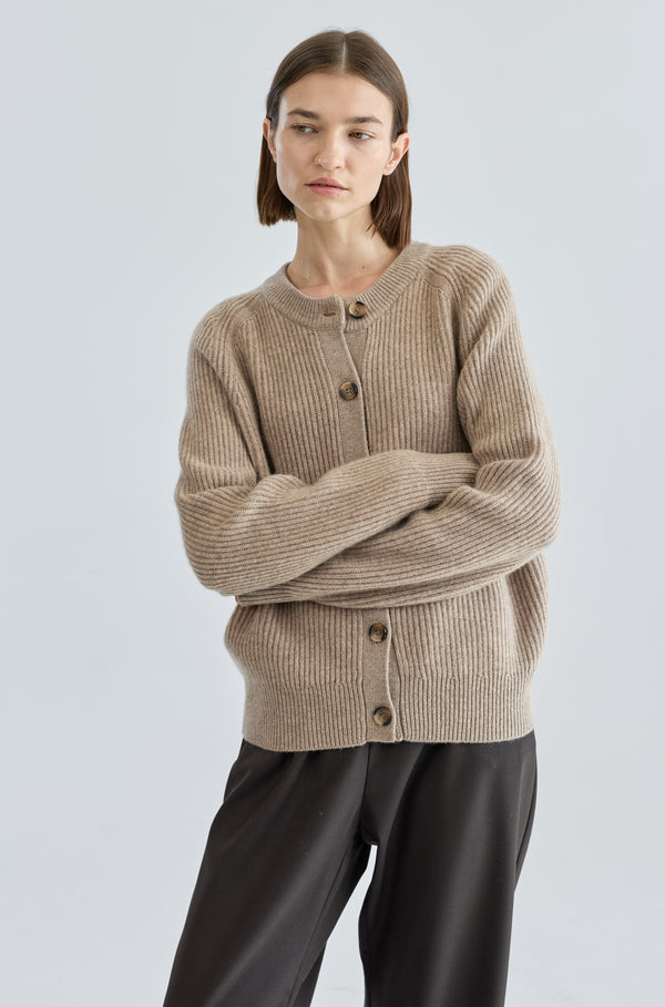 Button Up Wool Cardigan
