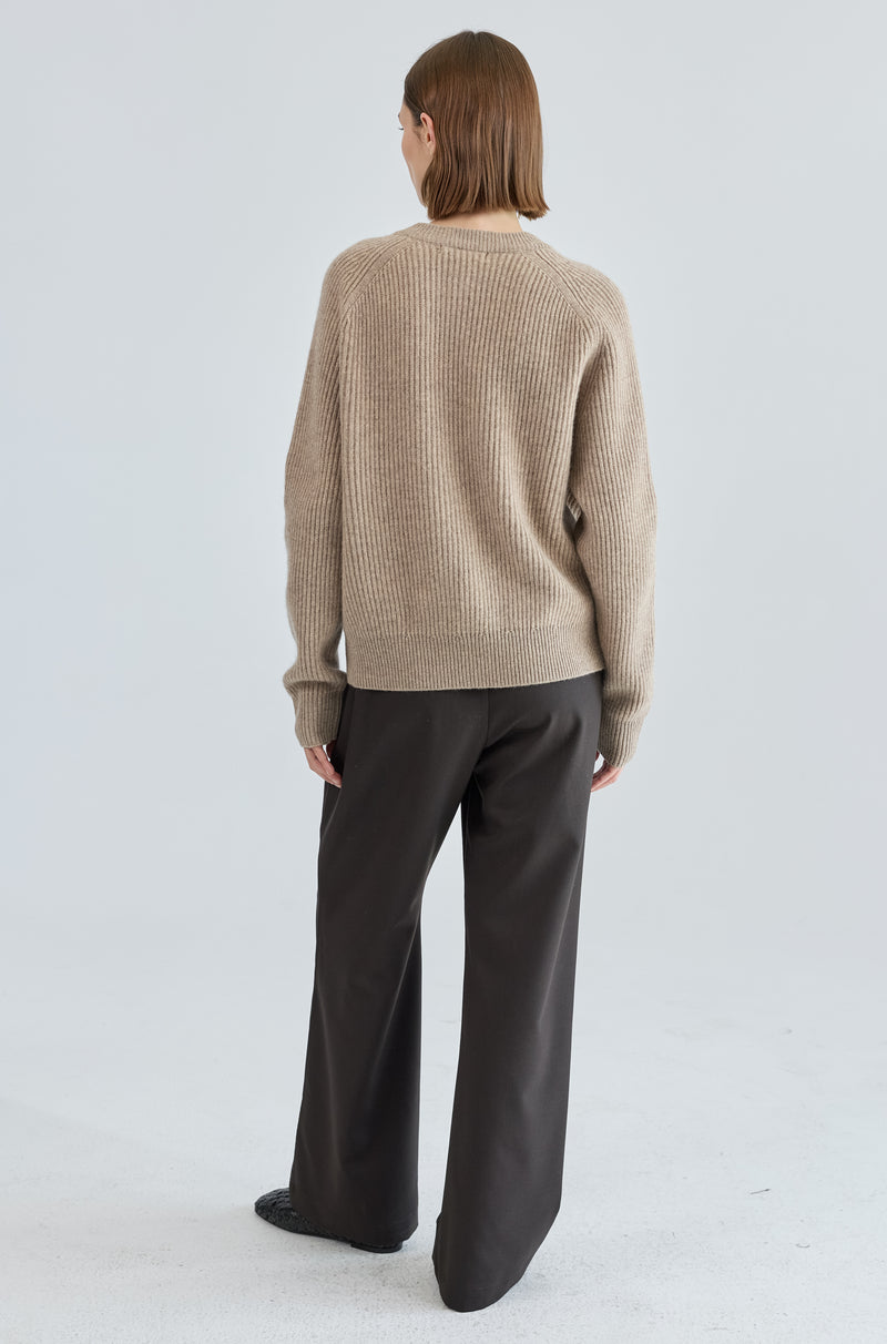Button Up Wool Cardigan