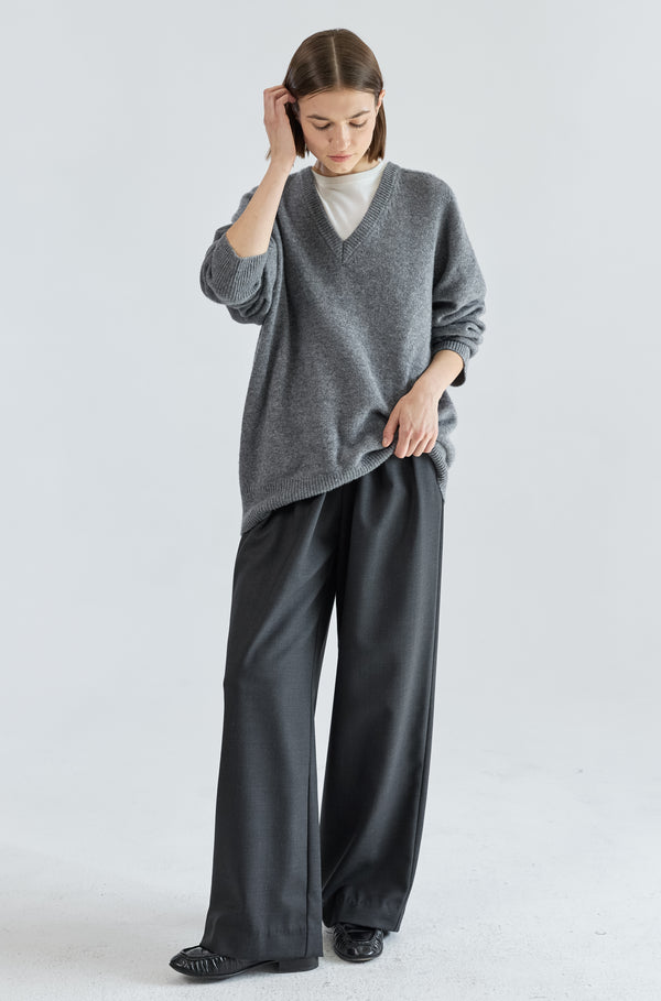 Wool V Neck Sweater