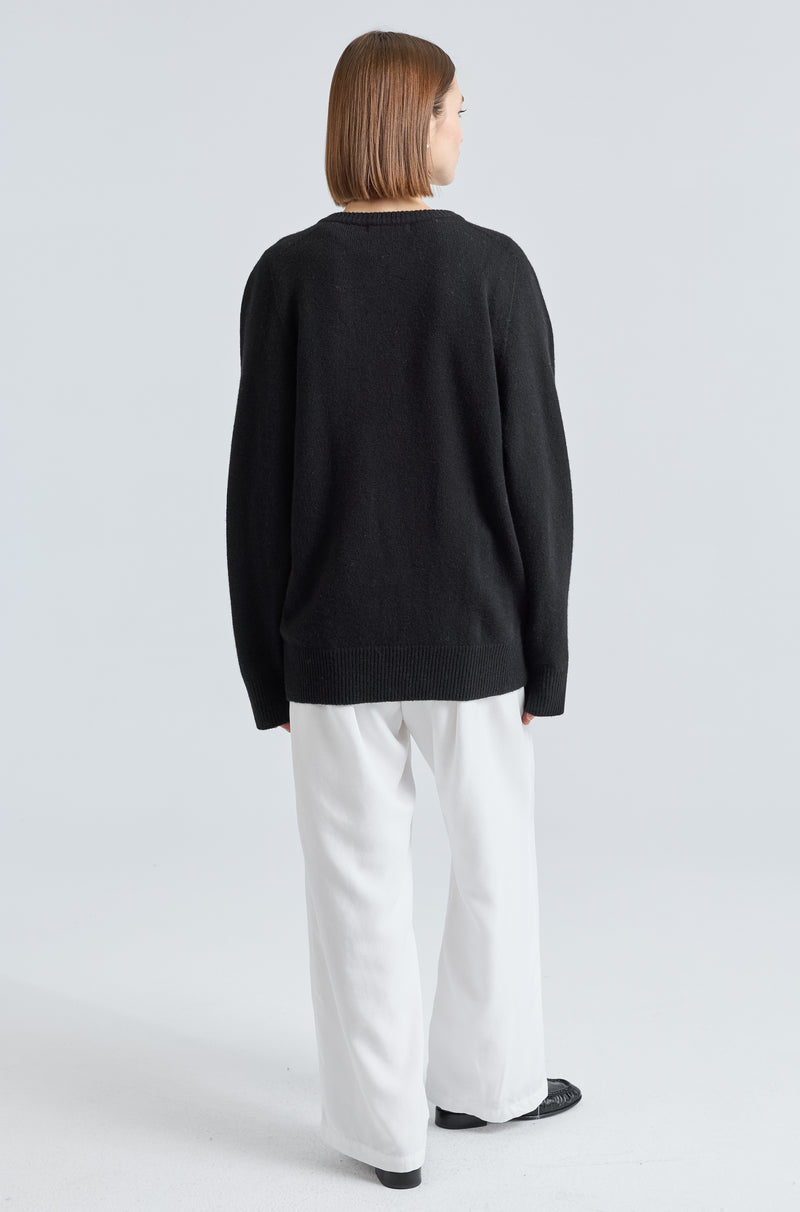 Wool V Neck Sweater