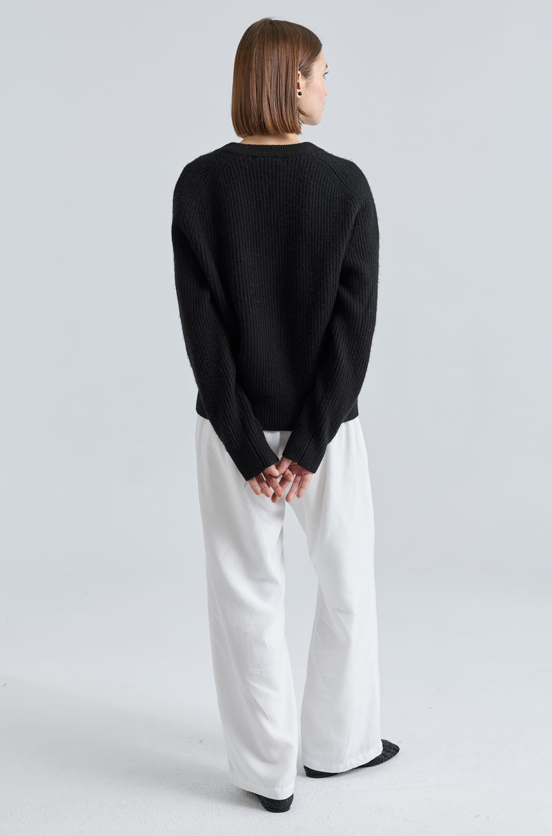 Button Up Wool Cardigan