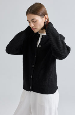 Button Up Wool Cardigan