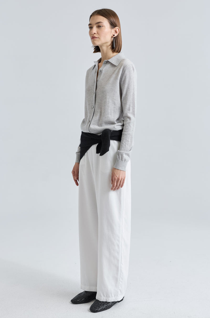 Button Up Knit Top